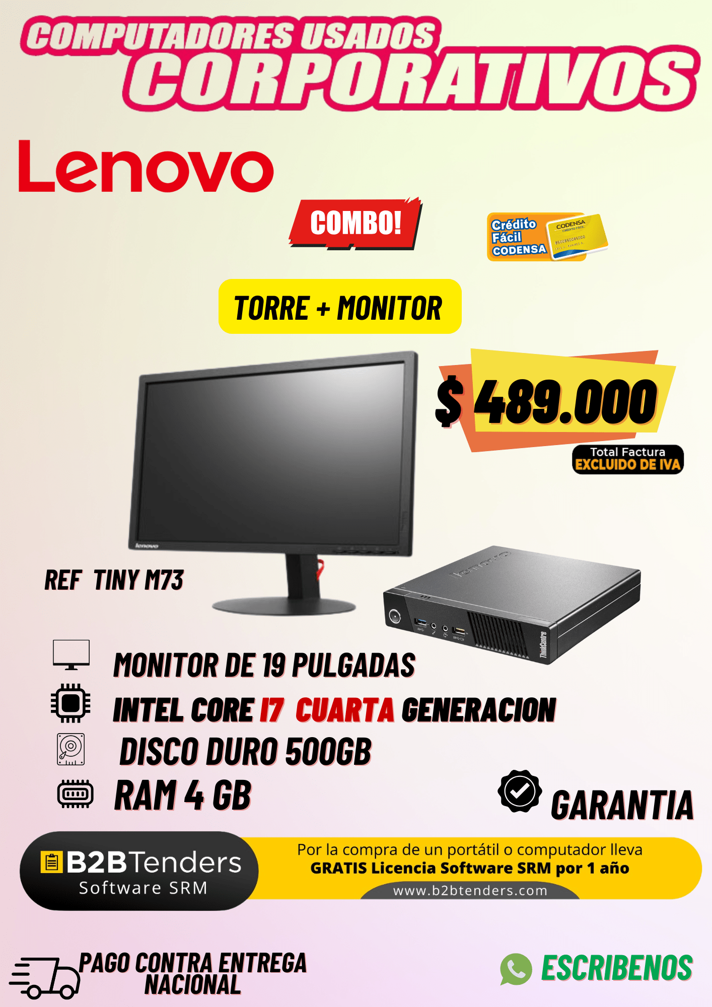 Lenovo M73 Intel Core I7